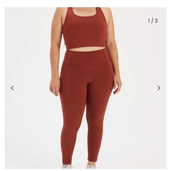 Girlfriend Collective Set - Sedona Paloma Bra & 7/8 Compressive Leggings both XS - Picture 1 of 6